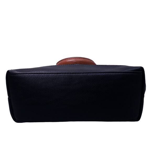 Elegant Cream and Brown Crossbody Bag - Picture 11 of 12